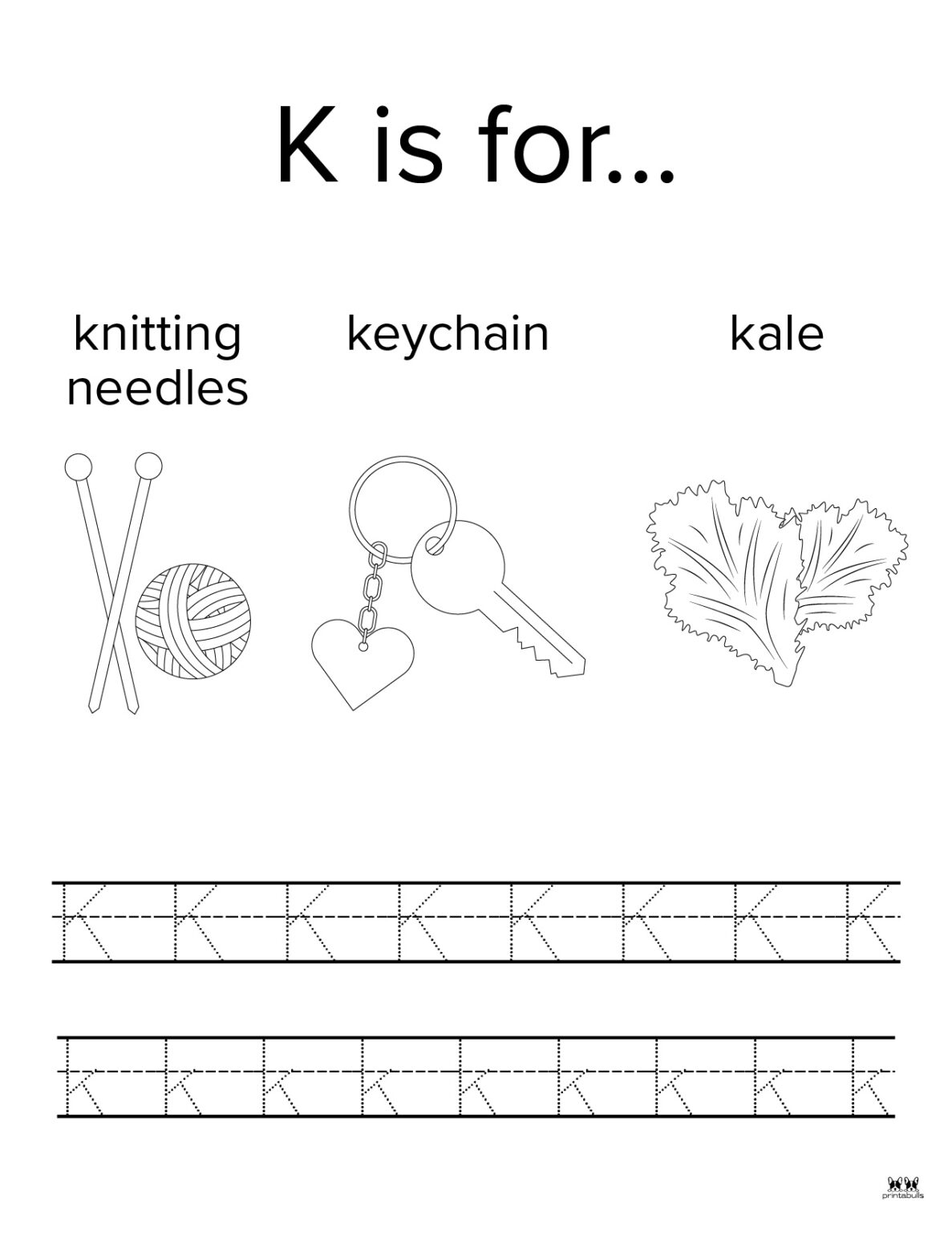 Letter K Worksheets 50 FREE Printables Printabulls