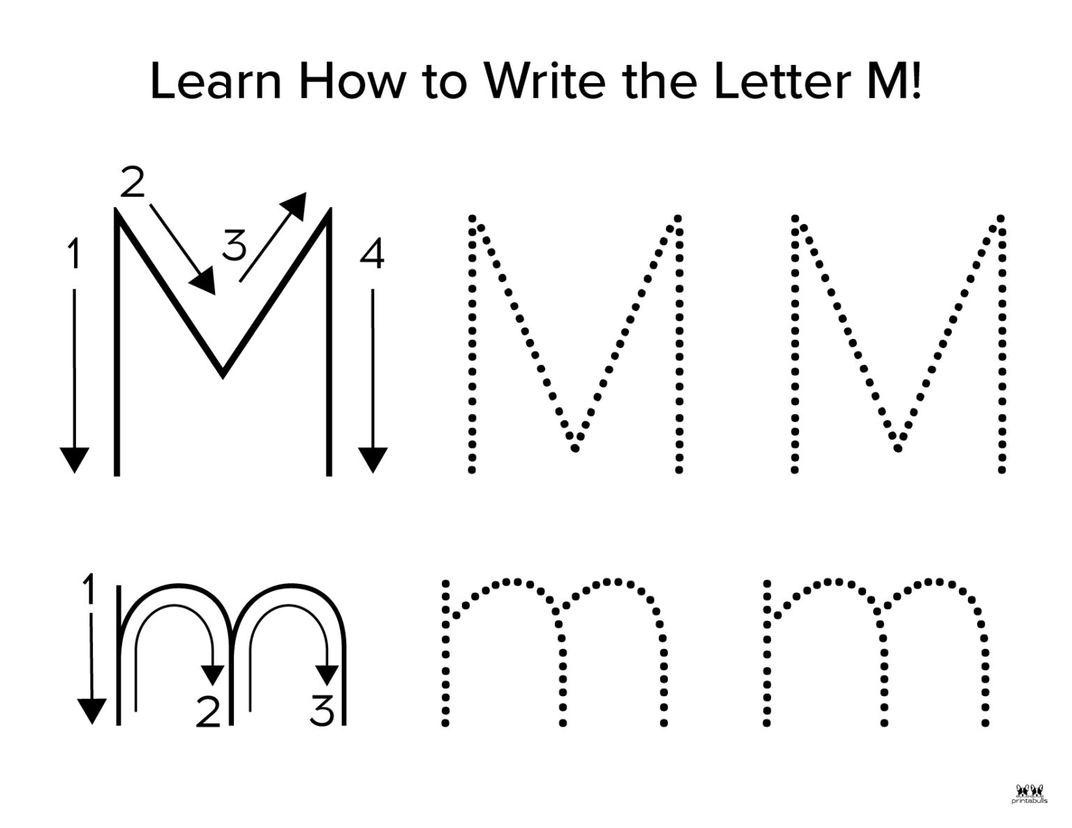 Letter M Worksheets 50 FREE Printables Printabulls