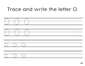 Letter O Worksheets - 50 FREE Printables | Printabulls