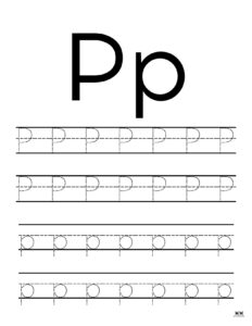 Letter P Worksheets - 50 FREE Printables | Printabulls