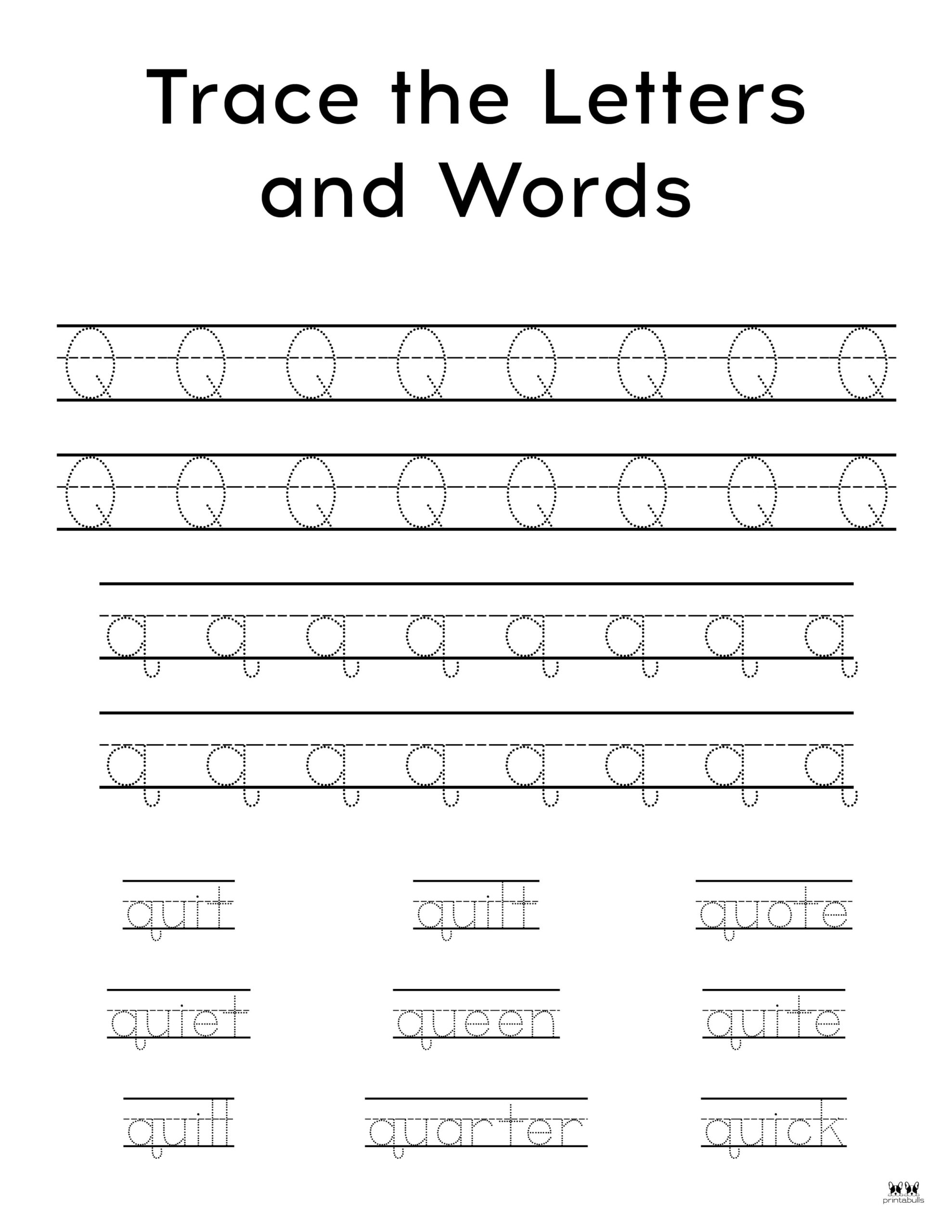 Letter q worksheets 50 free printables printabulls