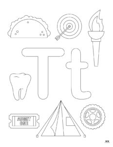 Letter T Worksheets - 50 FREE Printables | Printabulls