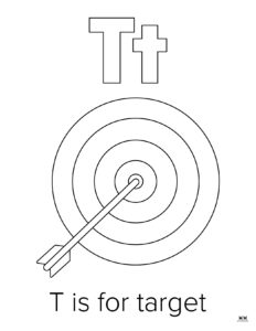 Letter T Worksheets - 50 FREE Printables | Printabulls