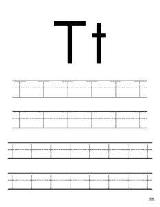 Letter T Worksheets - 50 FREE Printables | Printabulls