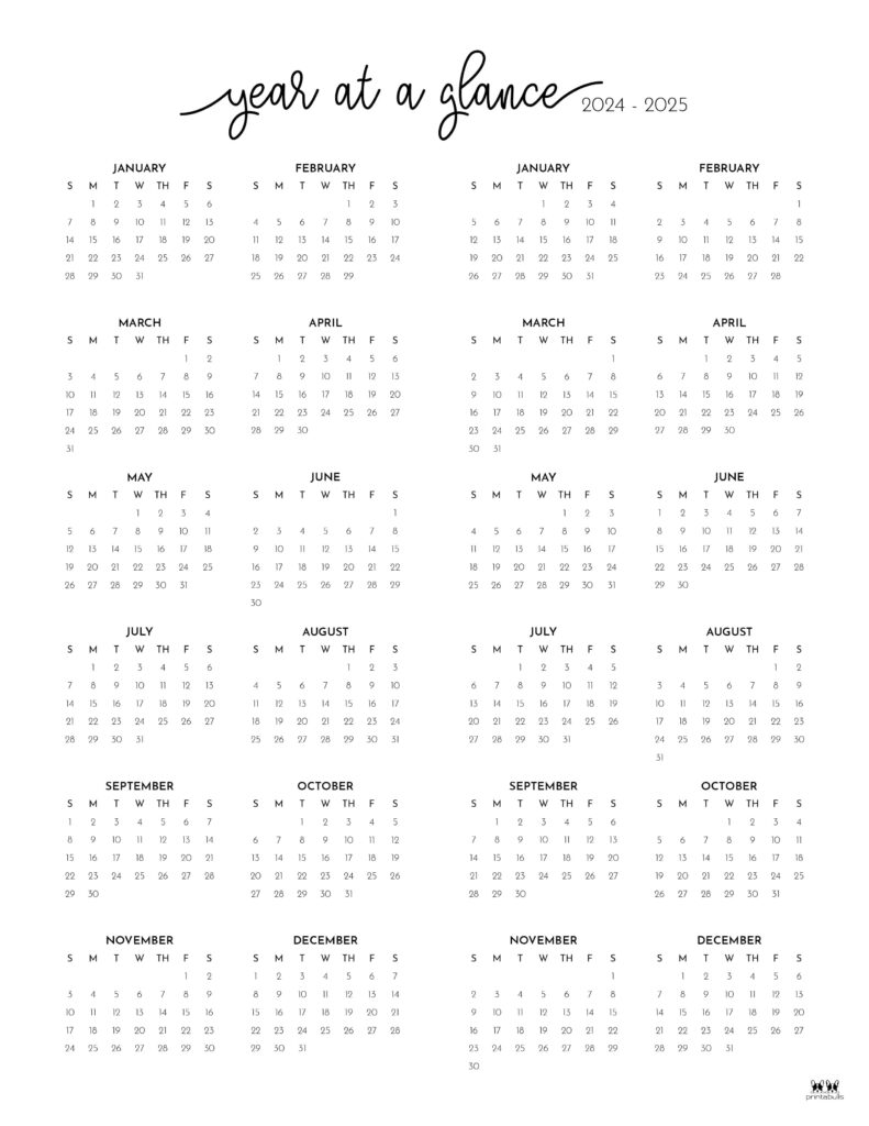 Printable-2024-2025-Two-Year-Calendar-Portrait-Style-2