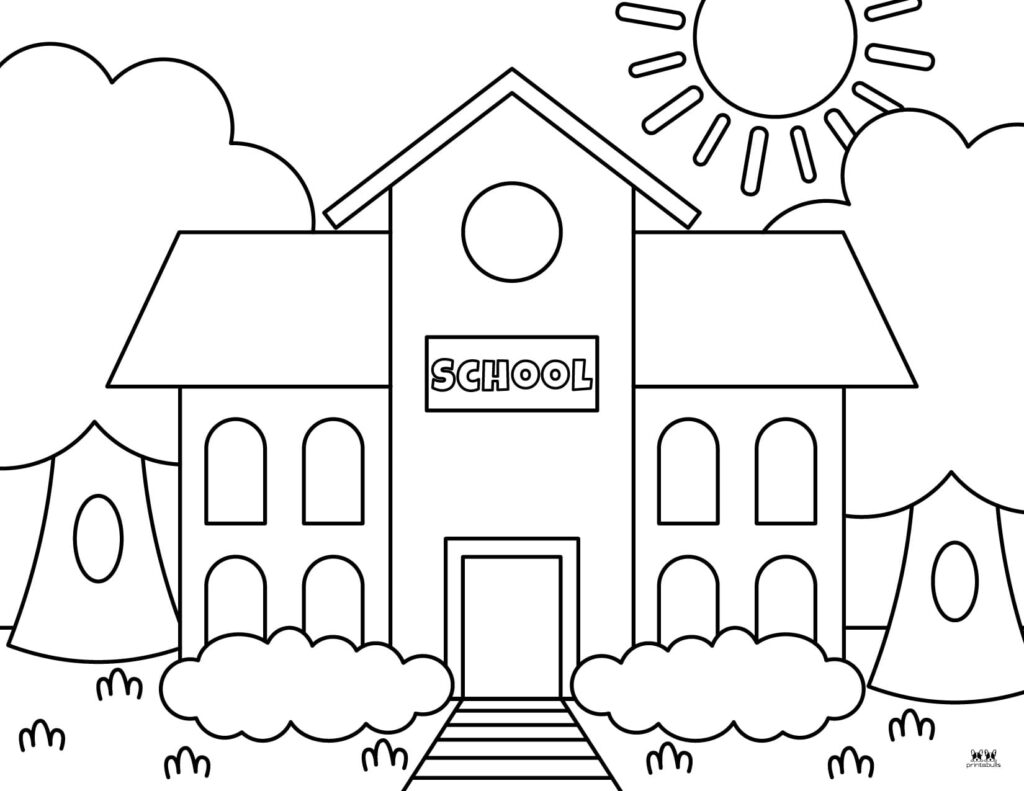 10 Printable Back-to-School Coloring Pages for Kids