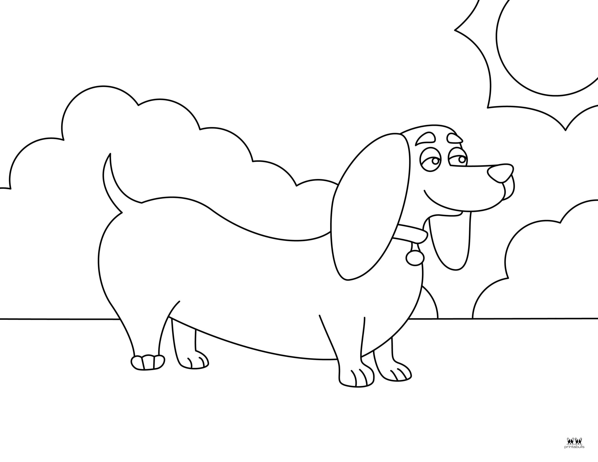 Dog Coloring Pages - 25 FREE Printable Pages | Printabulls