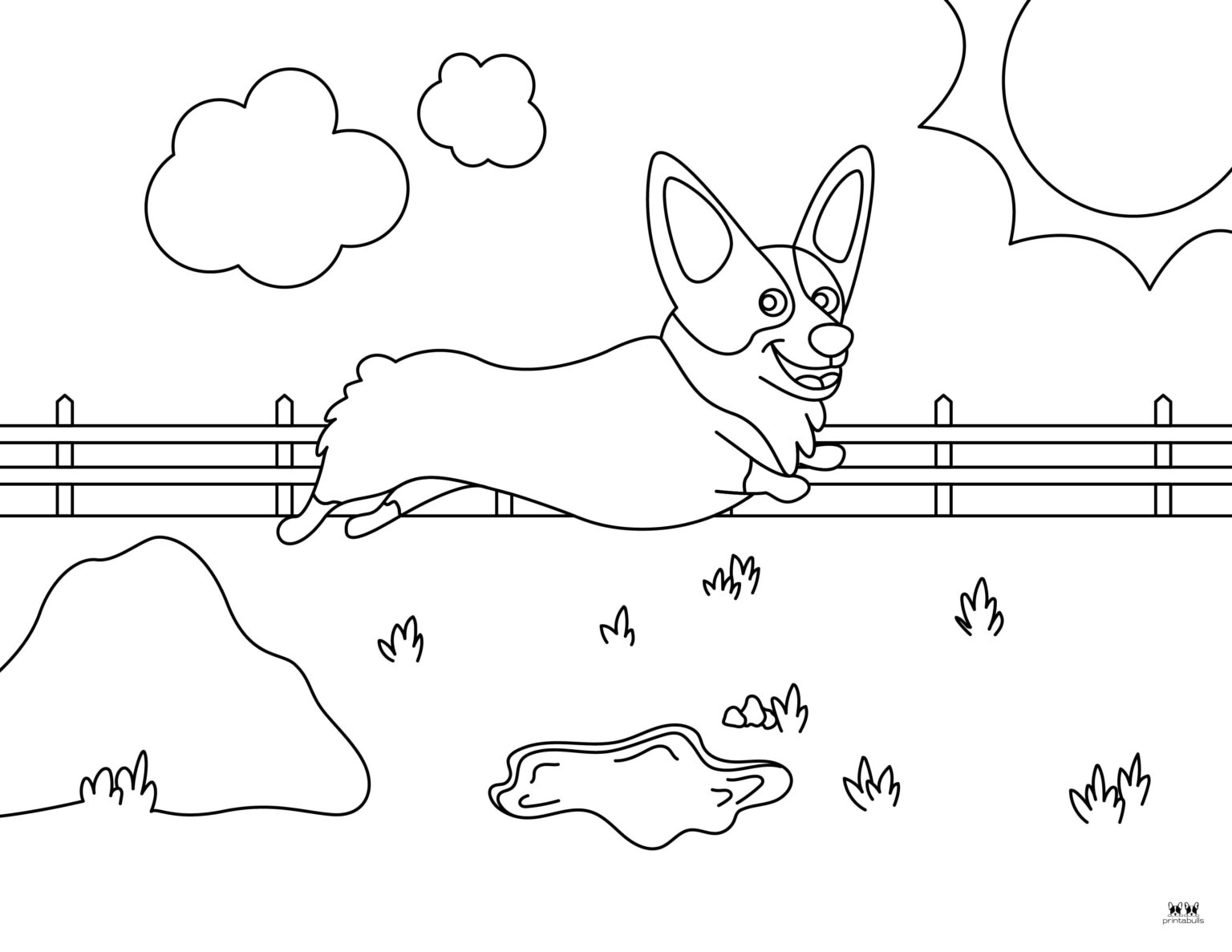 Dog Coloring Pages - 25 FREE Printable Pages | Printabulls