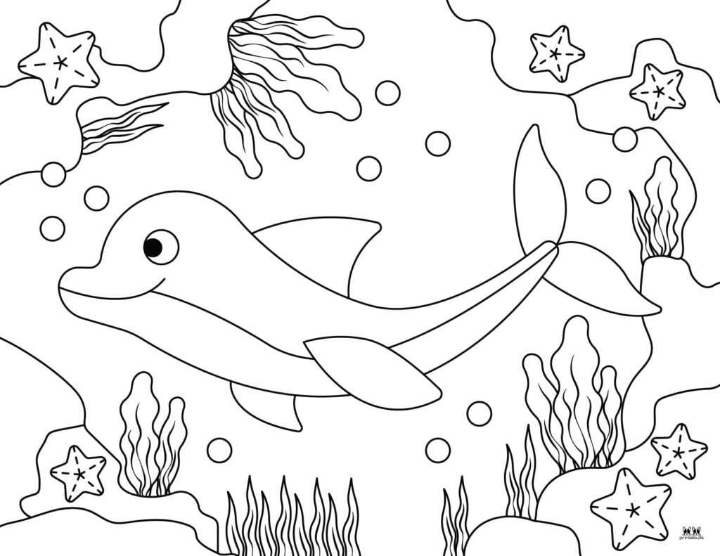 Printable-Dolphin-Coloring-Page-1