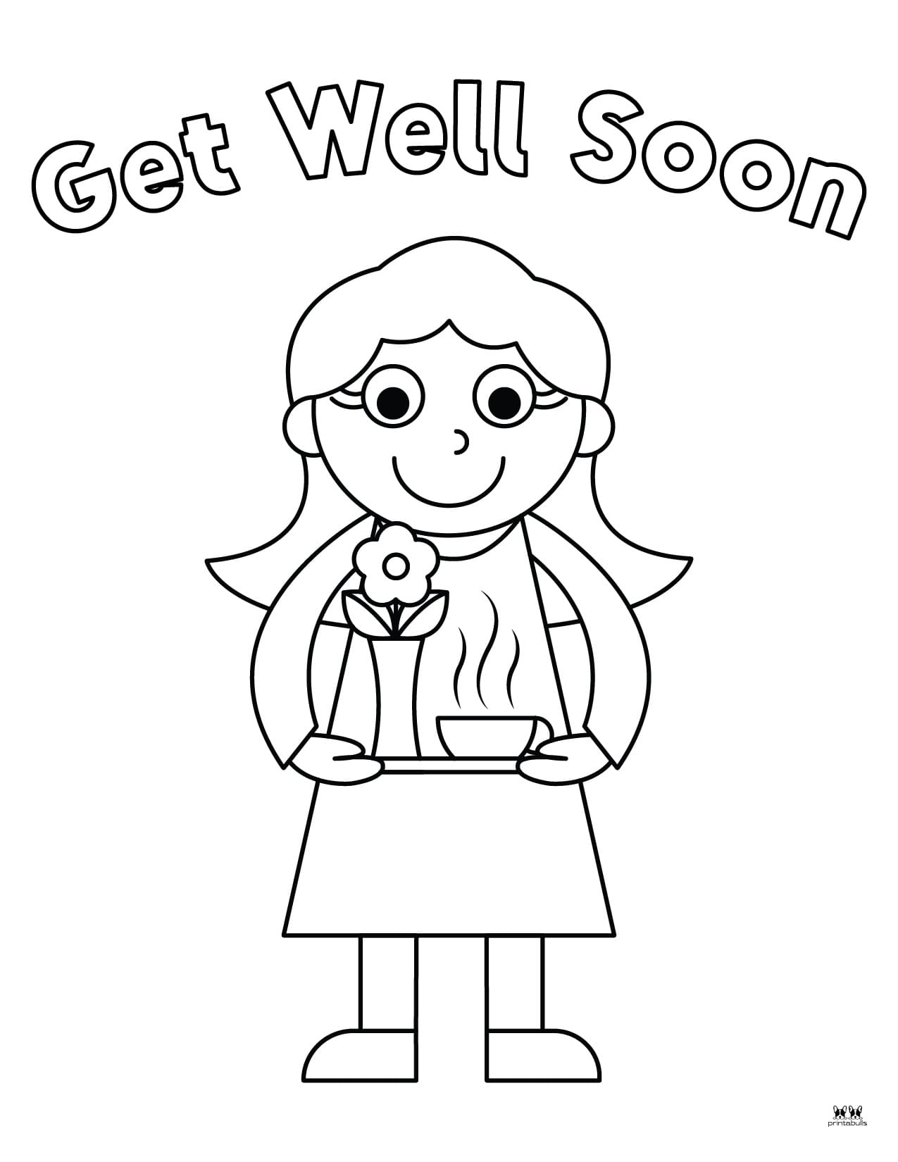 Get Well Soon Coloring Pages 15 FREE Pages Printabulls
