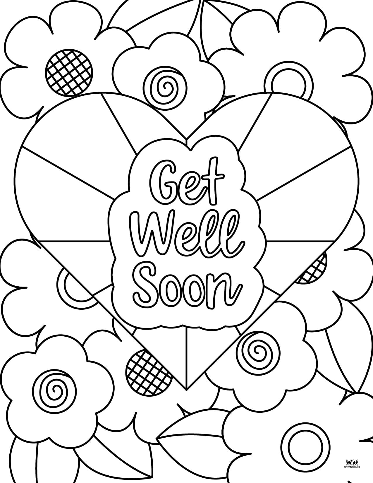 Get Well Soon Coloring Pages 15 FREE Pages Printabulls Get Well Soon Coloring Pages 15 FREE Pages Printabulls