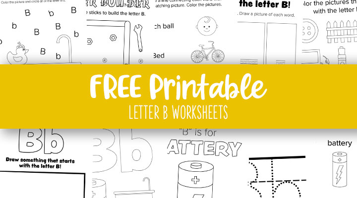 FREE* Letter B Review Worksheet