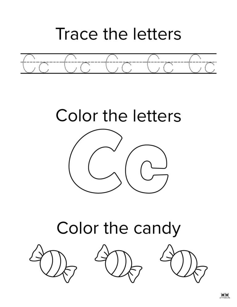 Letter C Worksheets - 50 FREE Printables | Printabulls