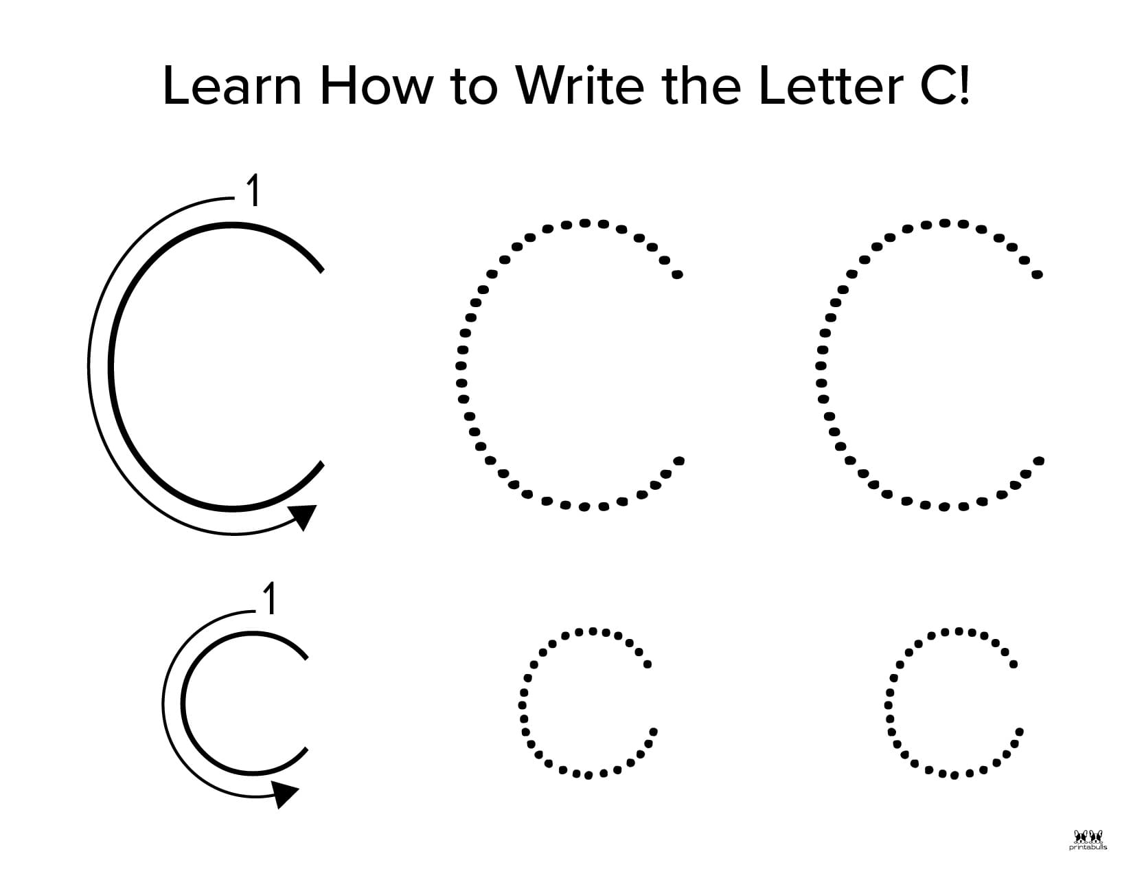Letter C Worksheets - 50 FREE Printables - PrintaBulk