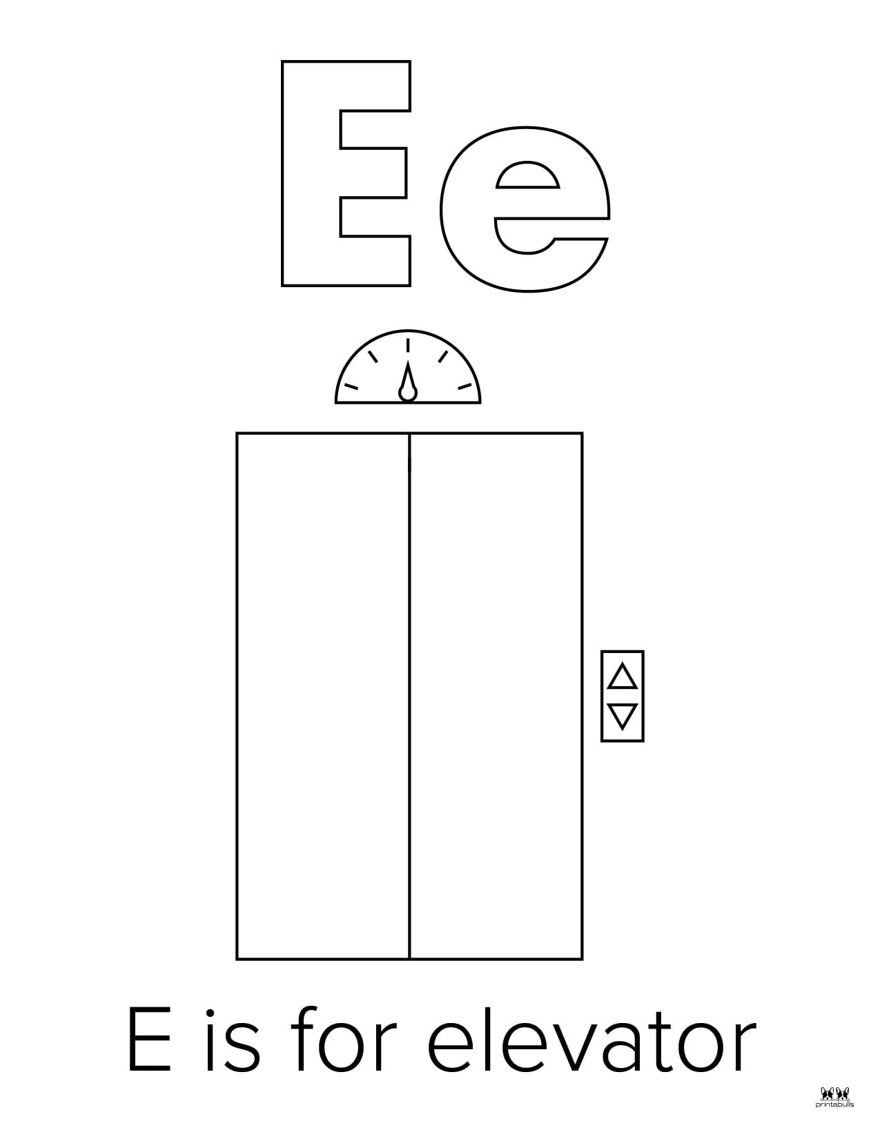 Letter E Worksheets - 50 FREE Printables | Printabulls