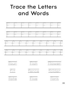 Letter F Worksheets - 50 FREE Printables | Printabulls