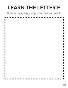 Letter F Worksheets - 50 FREE Printables | Printabulls
