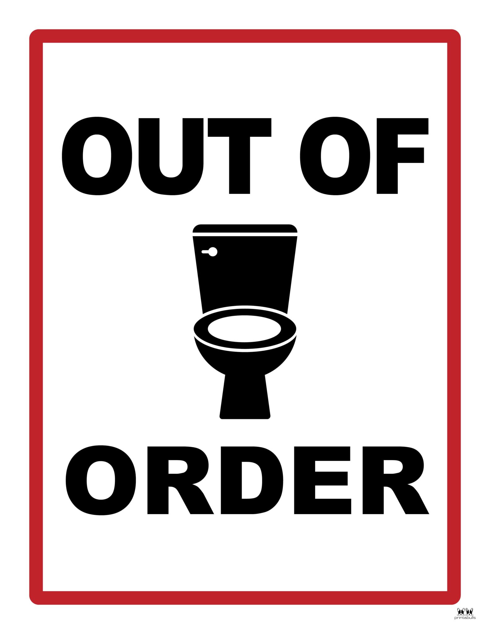Out Of Order Sign Printable Printable Planet