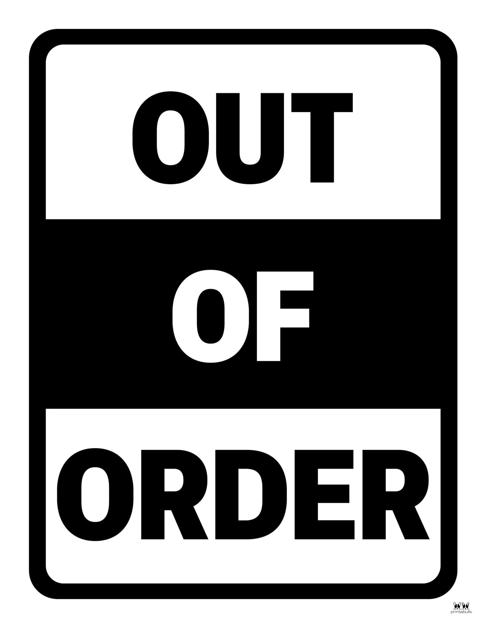 Out Order Sign Printable Free Coloring Pages To Print