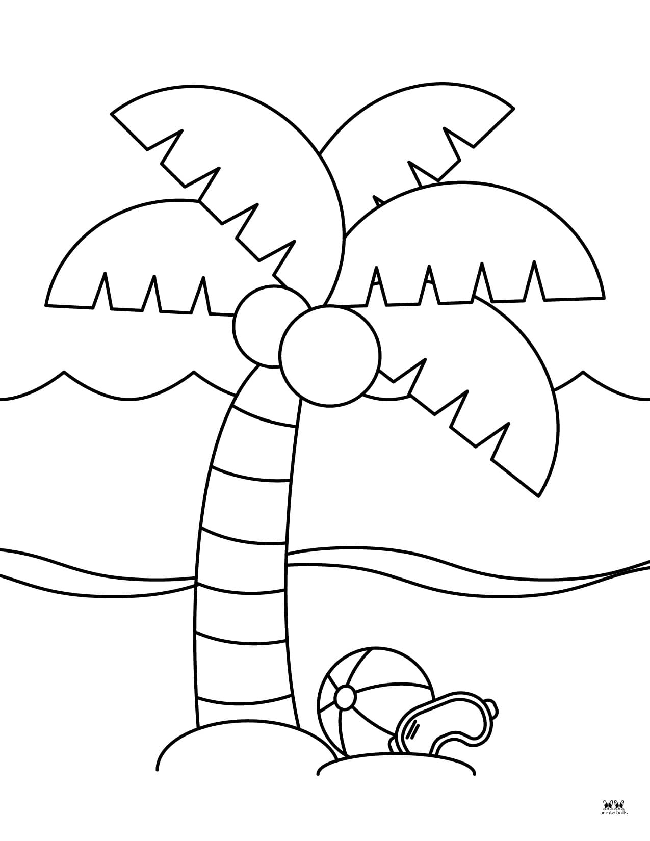 Summer Coloring Pages - 100 FREE Printable Pages | Printabulls