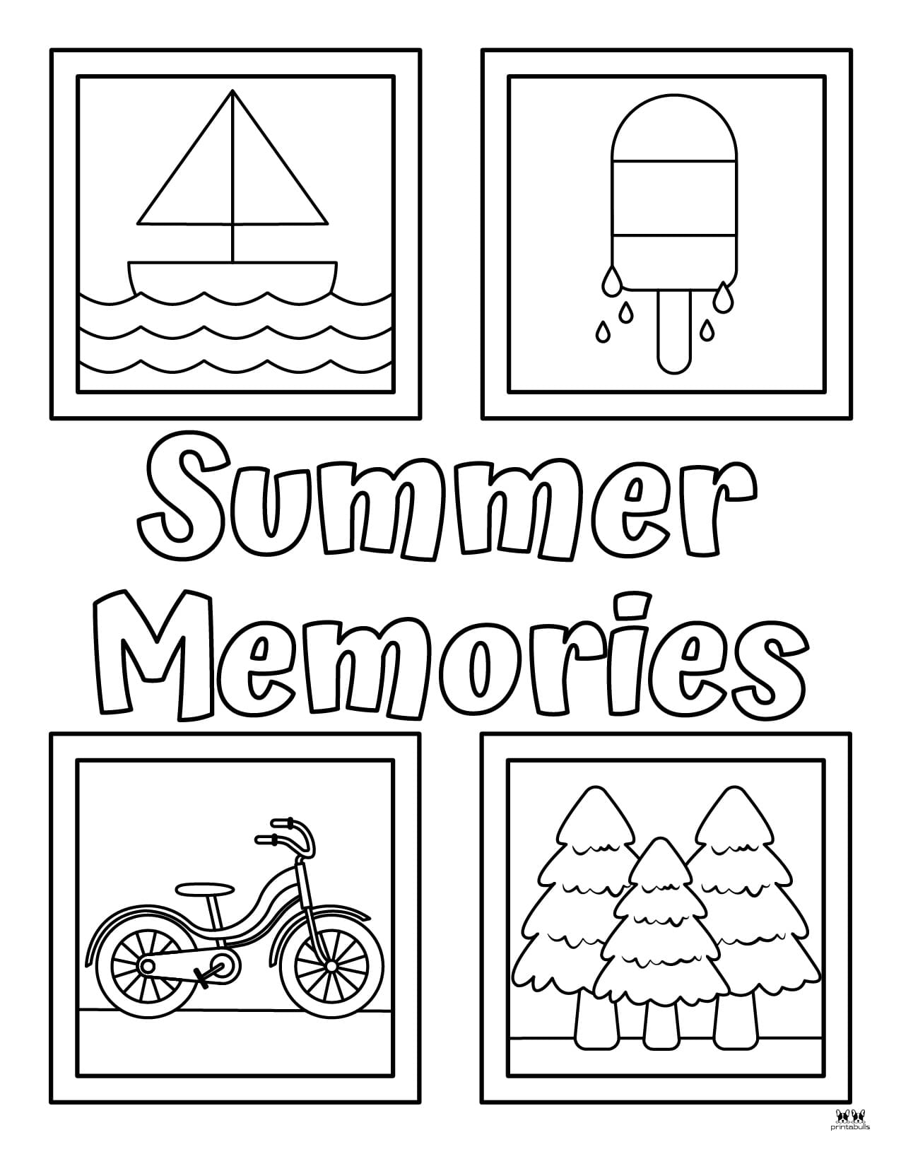 Summer Coloring Pages 100 FREE - Printable Summer Coloring Page 22 