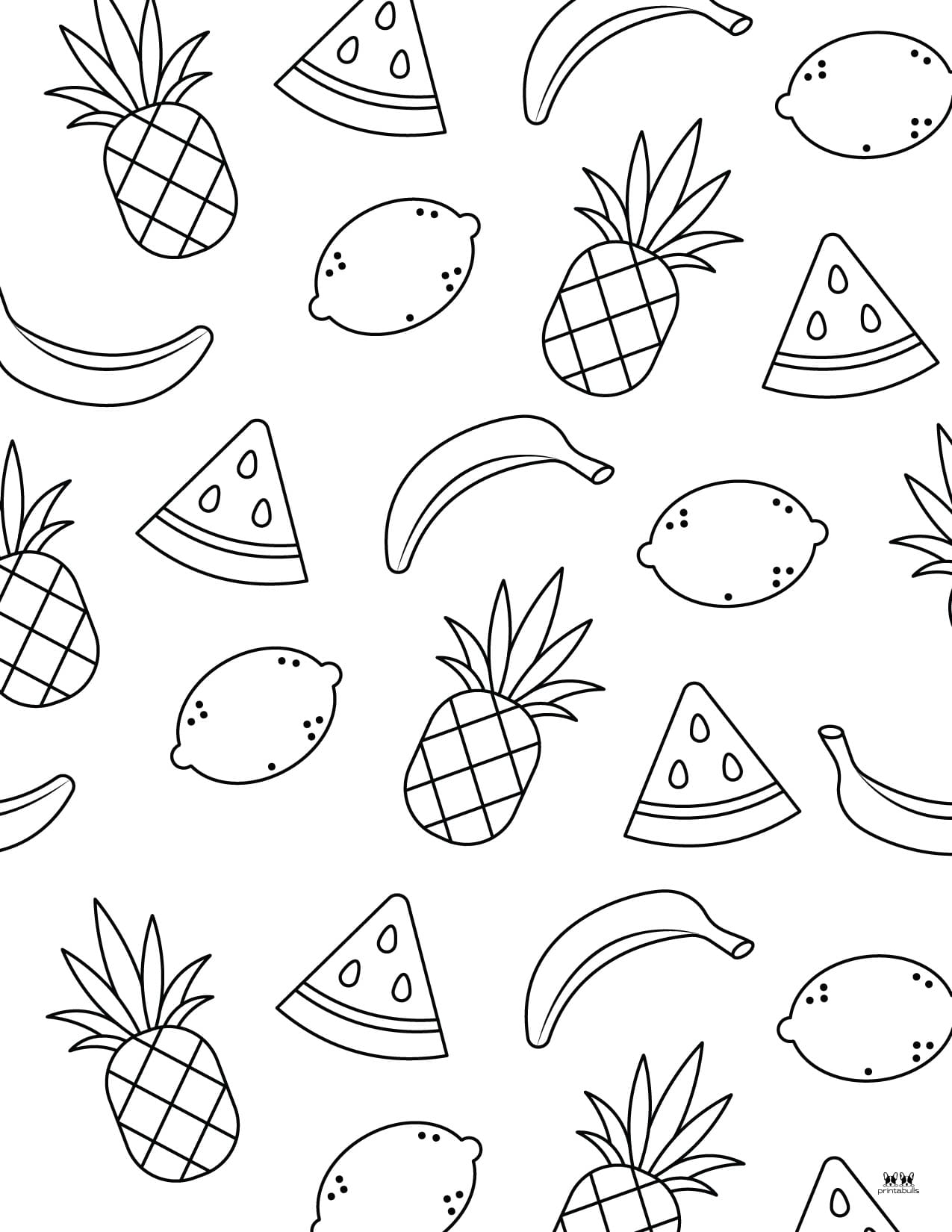 Printable Summer Coloring Page