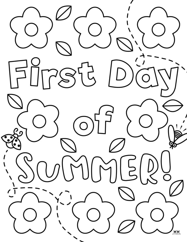 Summer Coloring Pages 100 FREE Printable Pages PrintaBulk Summer Coloring Pages 100 FREE Printable Pages PrintaBulk