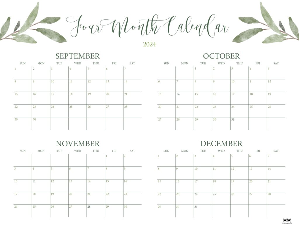 Printable-2024-Four-Month-Calendar-26