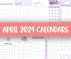 printable april 2024 calendars