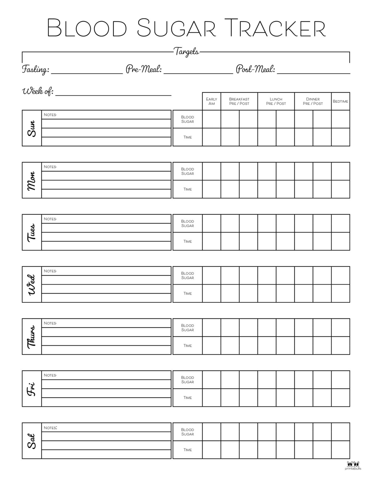 blood-sugar-logs-25-free-logs-trackers-printabulls