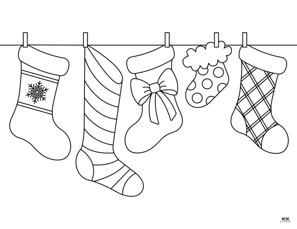 Printable-Christmas-Stocking-Coloring-Page-1