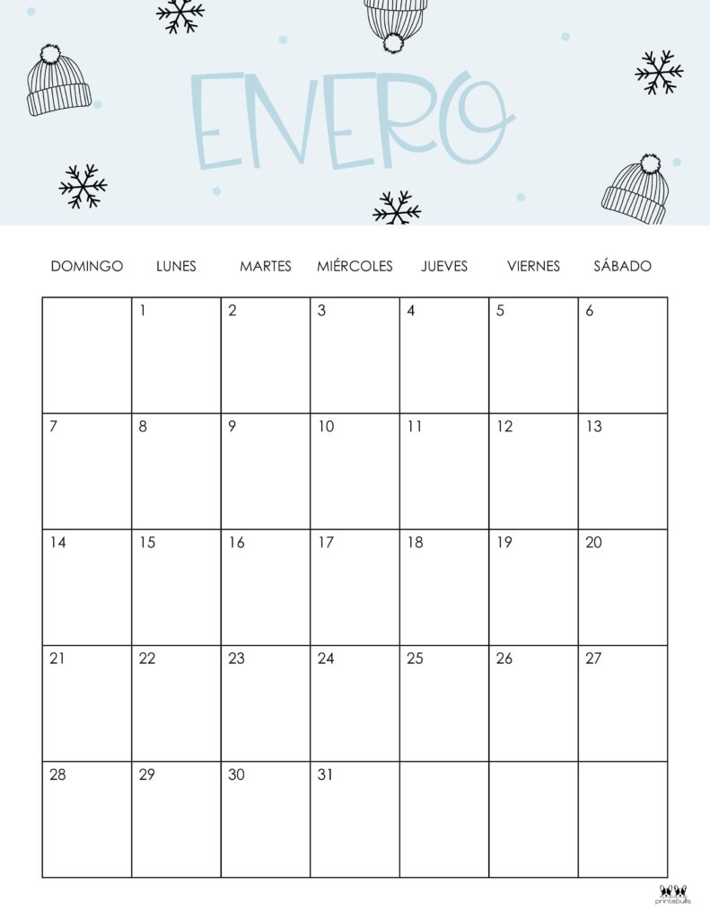 January 2024 Calendar In Spanish Enid Odelia