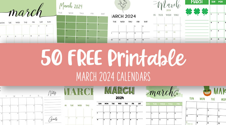 Free Printable 2024 Monthly Calendar with Holidays - Pretty Style!