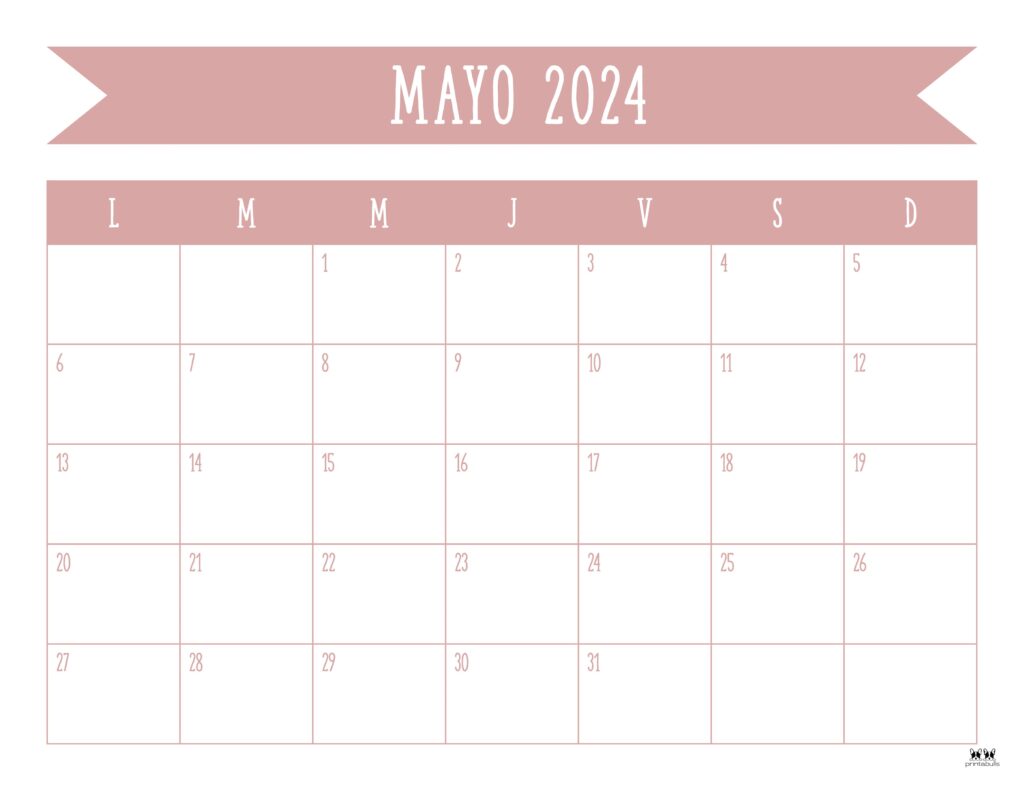 May 2024 Calendars - 50 FREE Printables