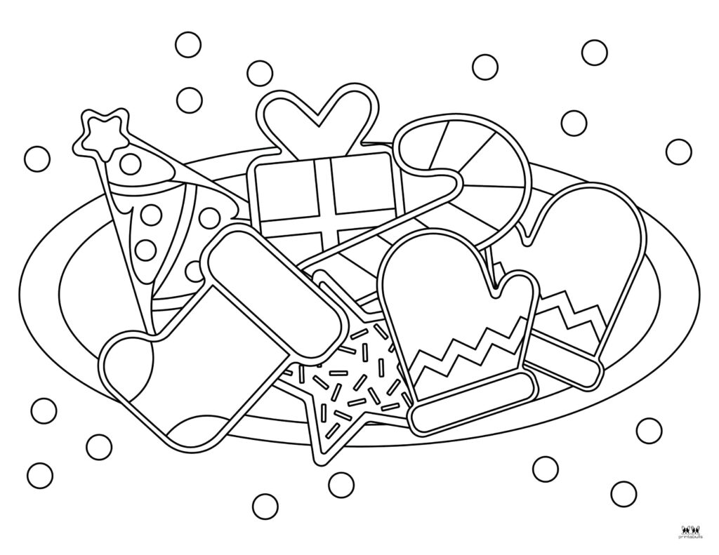 Printable-Christmas-Cookies-Coloring-Page-1