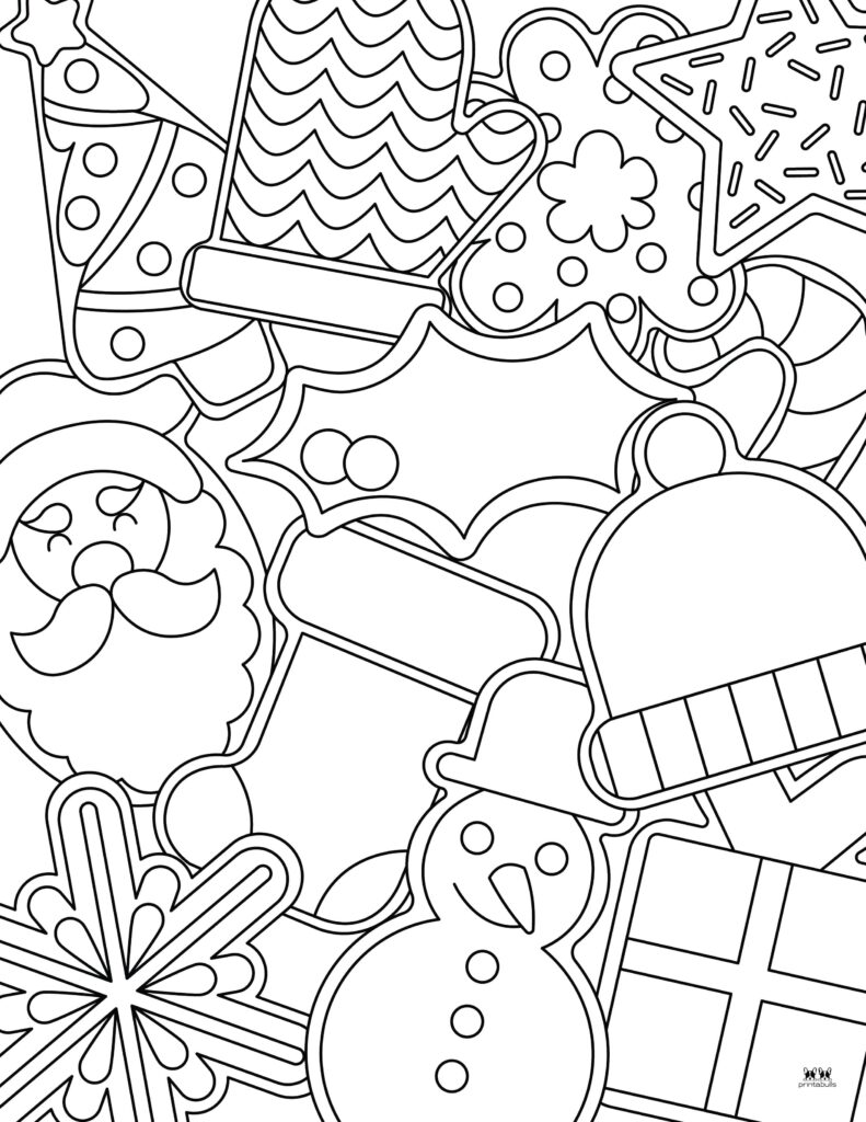 Printable-Christmas-Cookies-Coloring-Page-2