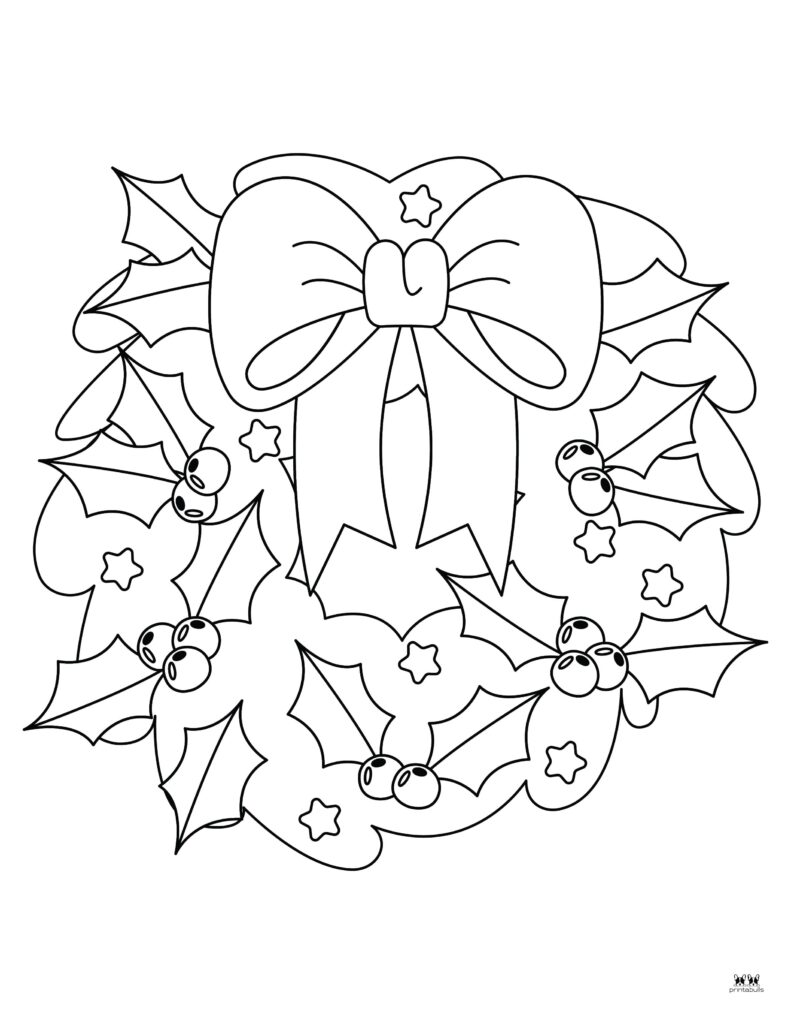 Printable-Christmas-Wreath-Coloring-Page-4