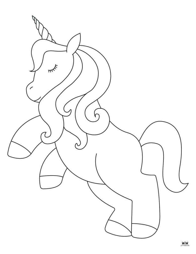 Printable-Easy-Unicorn-Coloring-Page-1