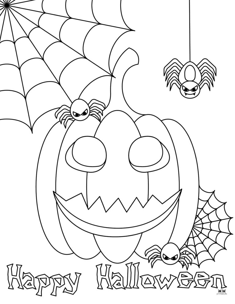 Happy Halloween Coloring Pages 28 FREE Pages Printabulls