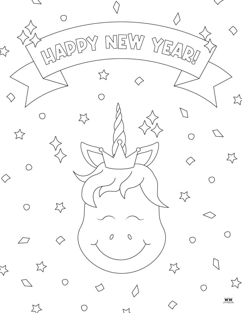 Printable-Holiday-Unicorn-Coloring-Page-1