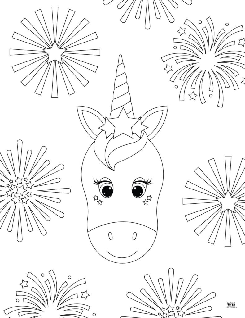 Printable-Holiday-Unicorn-Coloring-Page-15