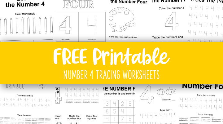 number-4-tracing-worksheets-15-free-pages-printabulls