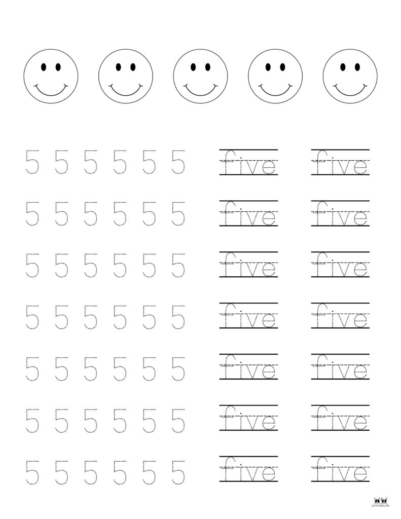 Printable-Number-Five-Tracing-Worksheet-Page-4