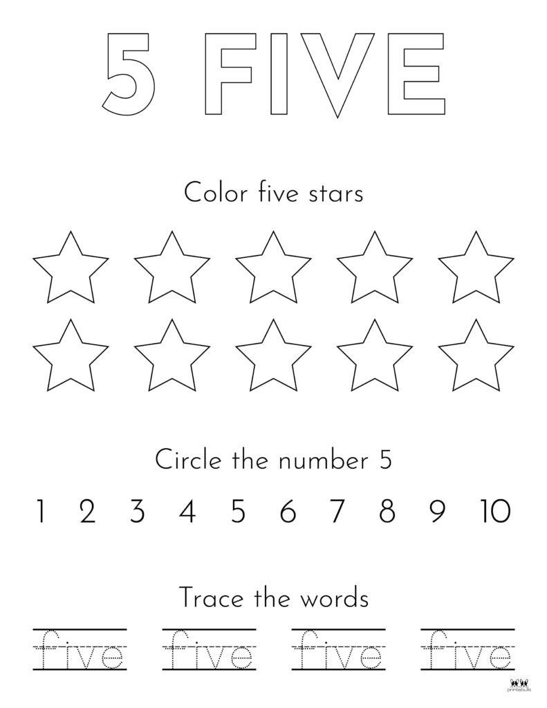 Printable-Number-Five-Tracing-Worksheet-Page-5