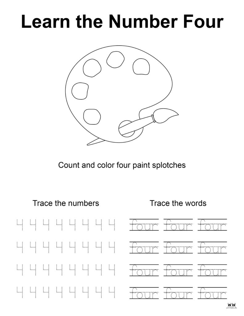 Printable-Number-Four-Tracing-Worksheet-Page-12