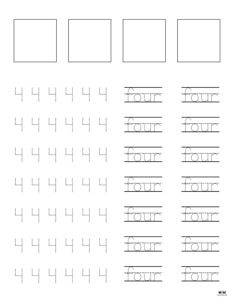 Printable-Number-Four-Tracing-Worksheet-Page-4