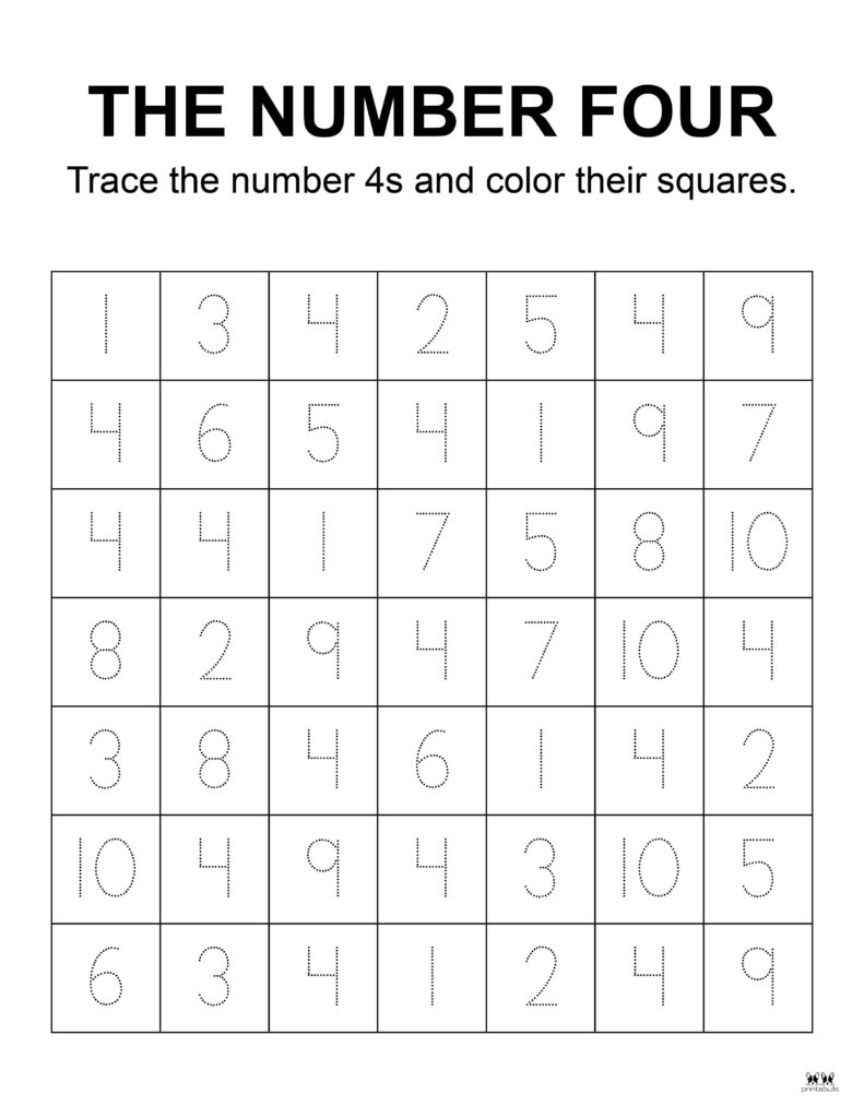 Printable-Number-Four-Tracing-Worksheet-Page-7