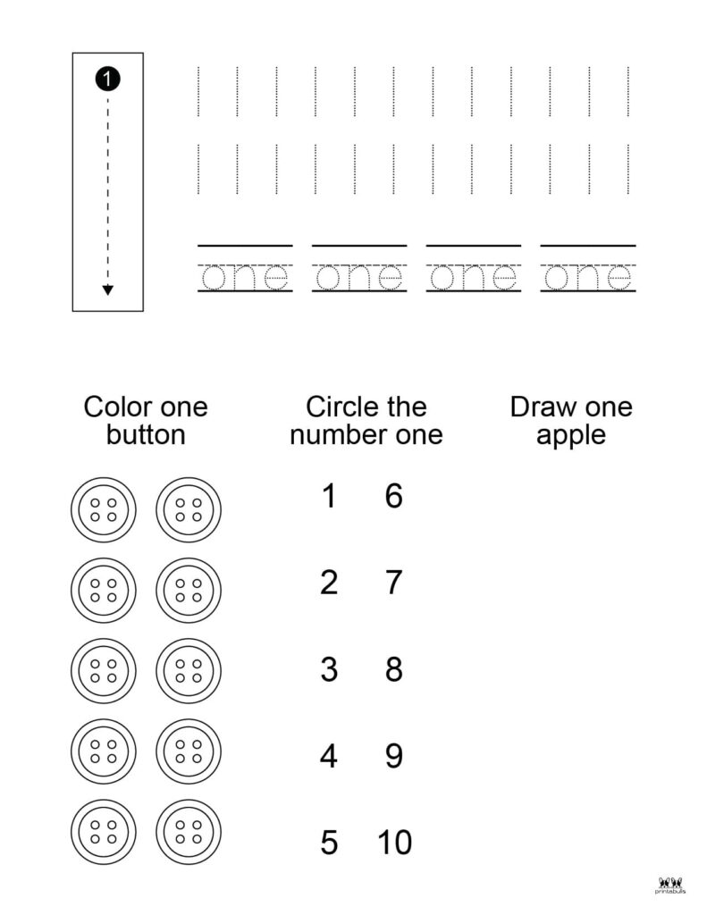 Printable-Number-One-Tracing-Worksheet-Page-10