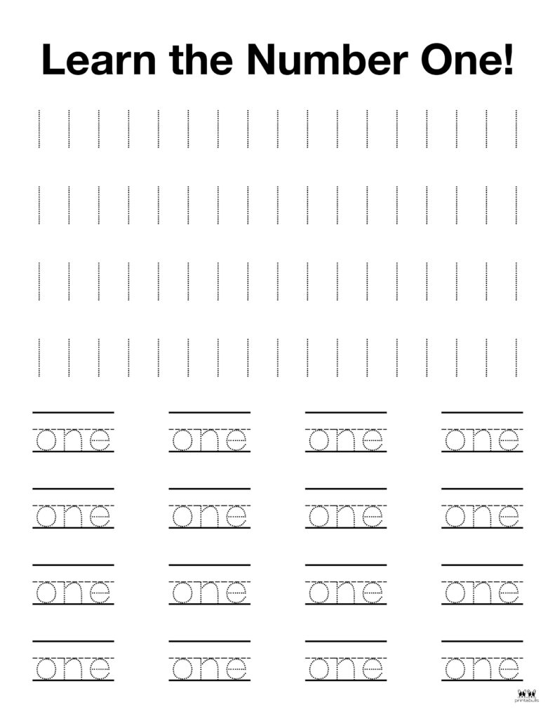 Printable-Number-One-Tracing-Worksheet-Page-2