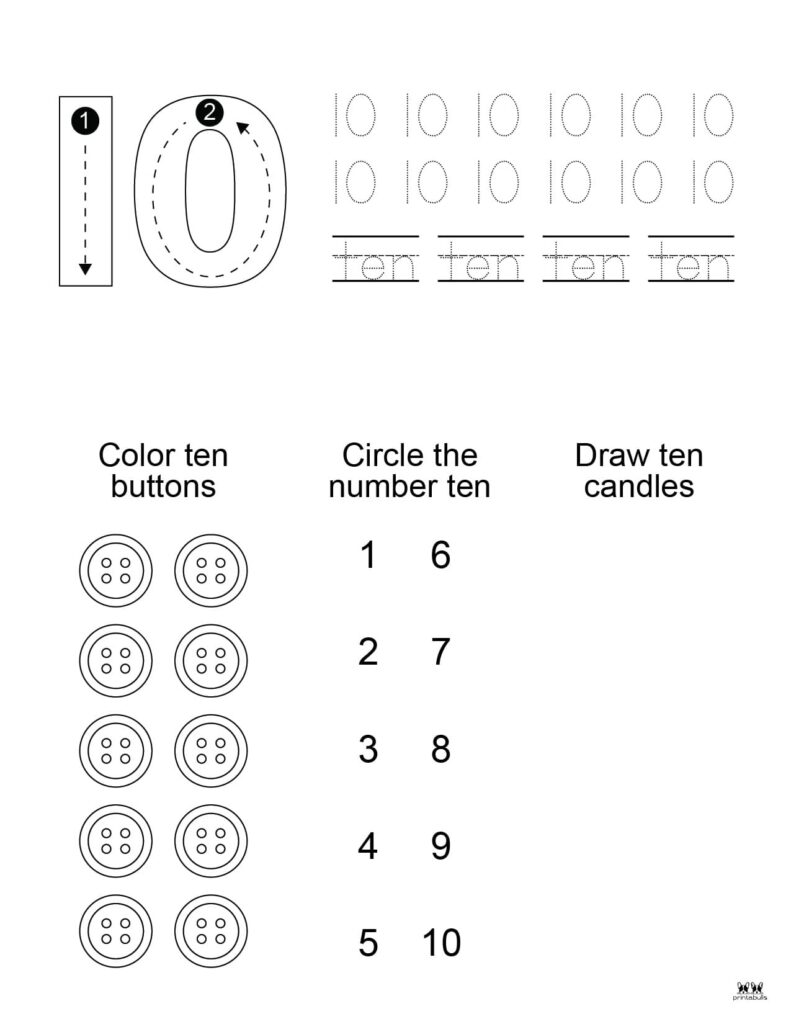 Printable-Number-Ten-Tracing-Worksheet-Page-10